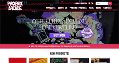 Desktop Screenshot of phoenixarcade.com